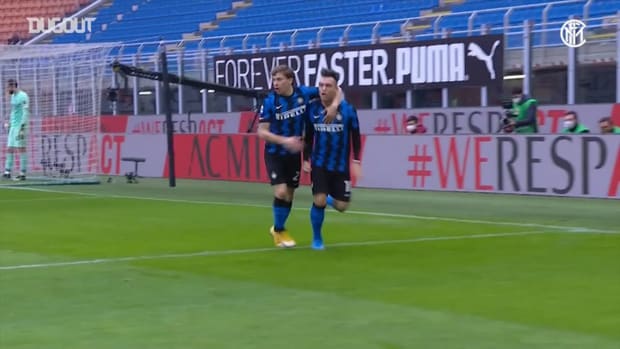 All Lautaro's headers with Inter